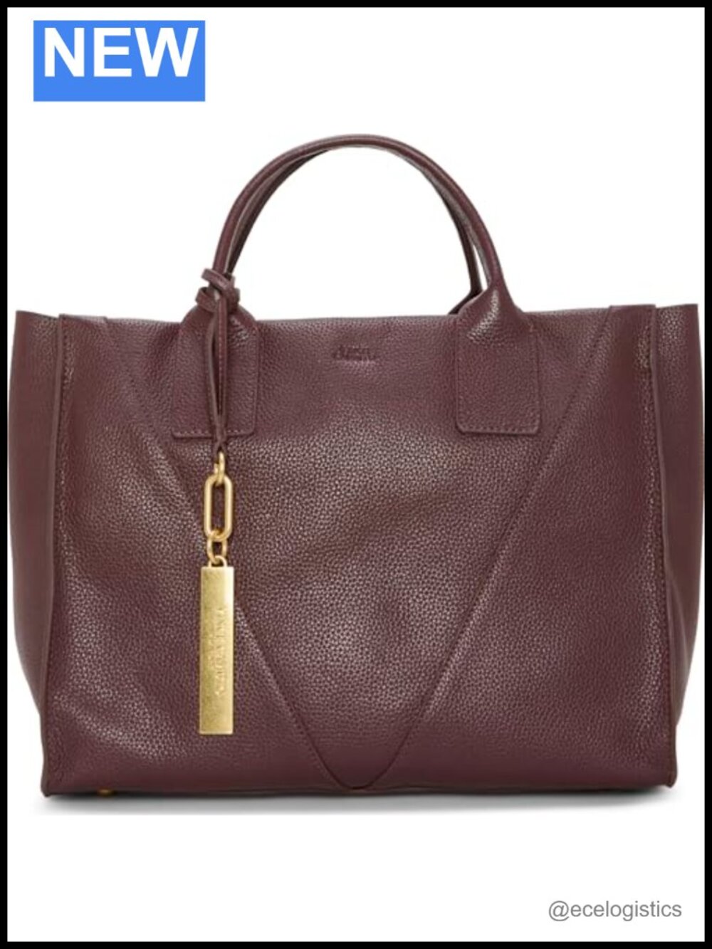 Vince Camuto Lorla Genuine Leather Top Handle Satchel Bag